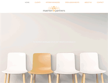 Tablet Screenshot of maertenenpartners.be